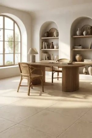 Carrelage Effet pierre KYOTO IVORY 90x90 Bon Marché